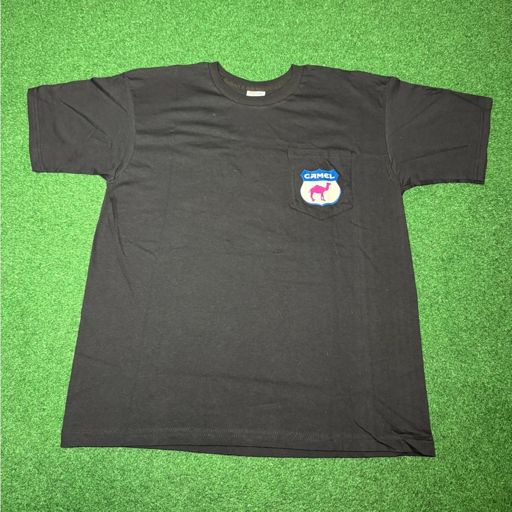 Vintage 90s Camel Cigarettes Camel Joe Promo RARE Black XL T Shirt 23x30 - Picture 4 of 8